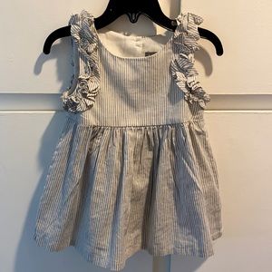 Tahari girls striped dress
